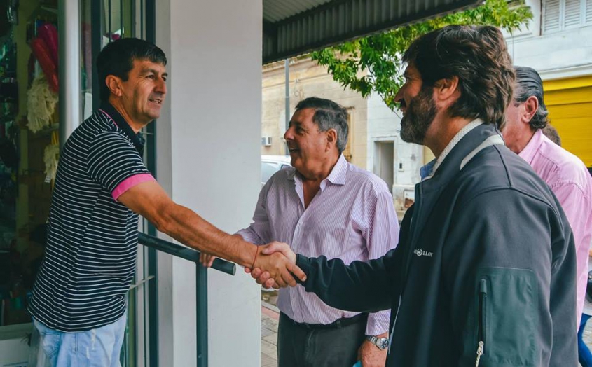 El d&iacute;a que Noceti sali&oacute; a hacer timbrazos por Gualeguay