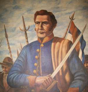 Una de las &uacute;ltimas recargas a los arcabuces de la sangre