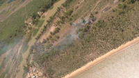 Combaten dos focos de incendios en islas del Delta entrerriano