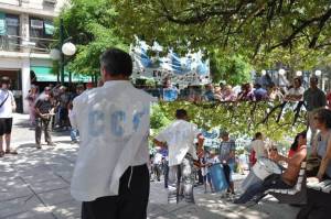 En Paran&aacute; el luto se hizo bronca y lucha