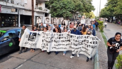 "FMI nunca m&aacute;s": el rechazo al Fondo marc&oacute; el D&iacute;a de la Memoria
