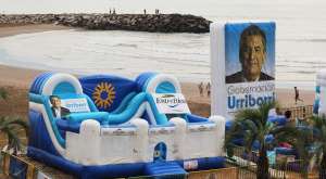 Urribarri dej&oacute; a los trabajadores entrerrianos en la palmera