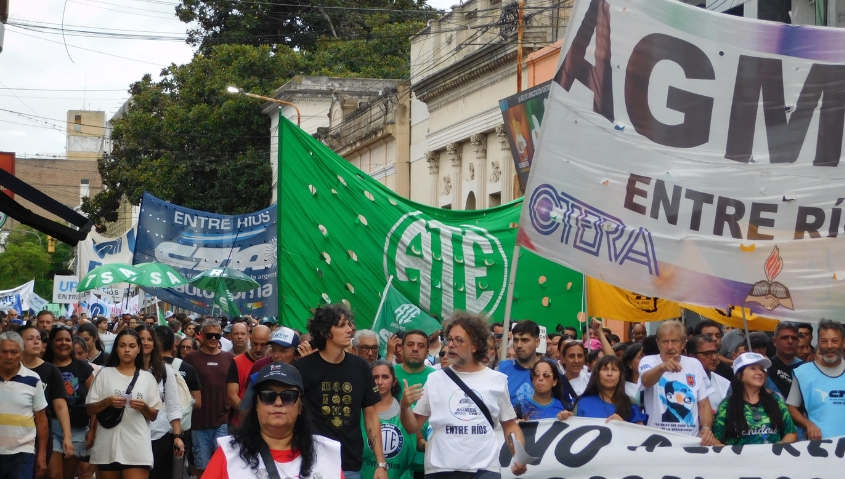 "No a la reforma esclavista": La Multisectorial contra el plan de Milei y Frigerio