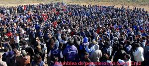 Miles de obreros petroleros en asamblea en Santa Cruz
